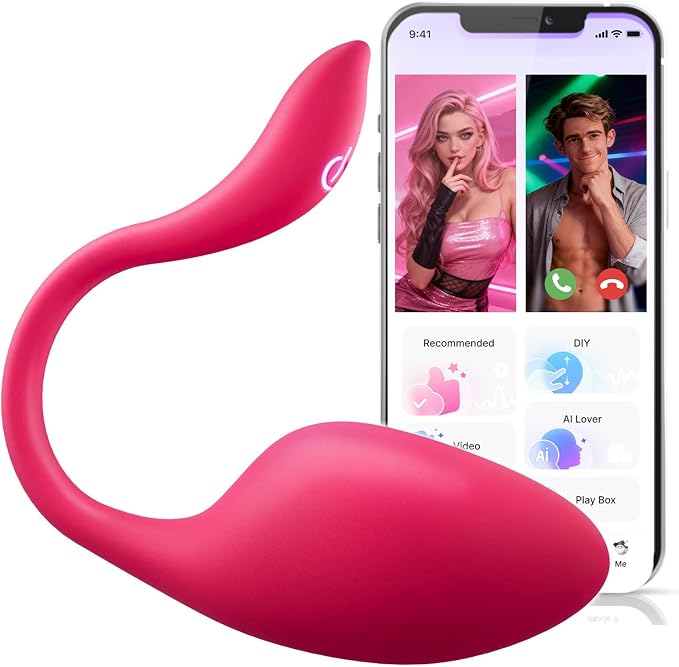 ECRVOM Sex Toys Vibrator for Women Men - Wearable Panty Dildo with 9 Vibrations, G spot Clitoral Stimulator Anal Butt Plug, Rechargeable APP Control Adult Anus Sex Toy Strapon Dildo Fetish Jewelry