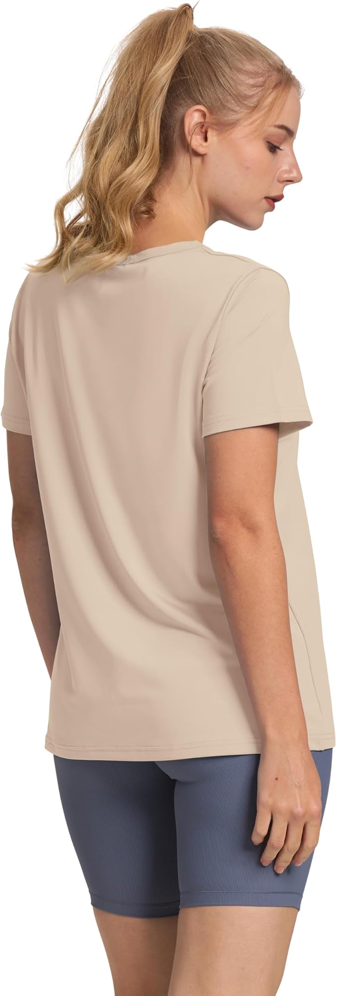 OFEEFAN Workout Tops for Women UPF 50+ Breathable Quick Dry Loose Fit T Shirt Outdoor Yoga Running Hiking Gym Tee Top