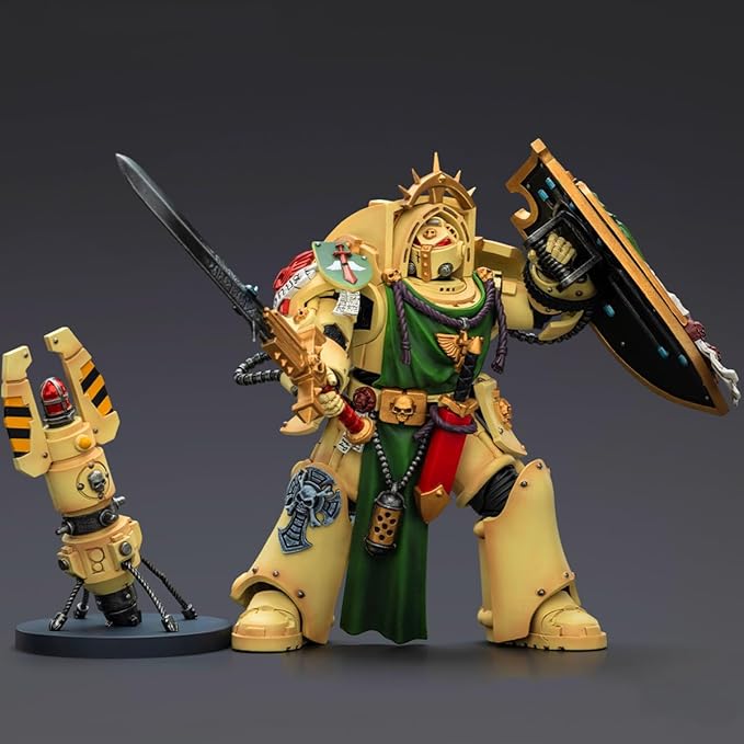 JOYTOY Warhammer 40,000 1/18 Action Figure Dark Angels Deathwing Knight 1 with Power Sword, Storm Shield and Teleport Homer Collection Models Birthday Gifts 15Age+ Pre-Order