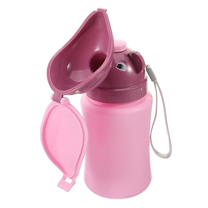 KOMBIUDA Portable Travel Potty for Safe Abs Material Urinal Bottle Compact Ergonomic Design for Nighttime Bathroom Independence and Outdoor Use