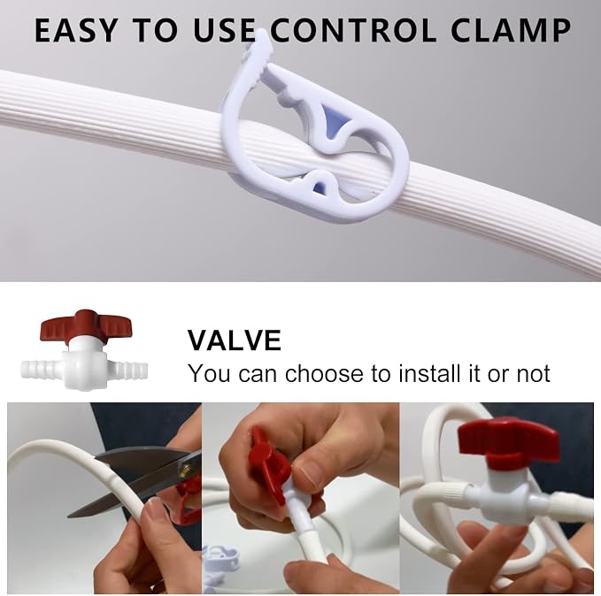 2 L Enema Bag Home Enema Kit with 3 Enema Tips,60 inch Long Silicone Hose, Controlable Water Flow Valve, Hot-Water Bottle for Colon Cleansing Enemas for Women/Men(Red)