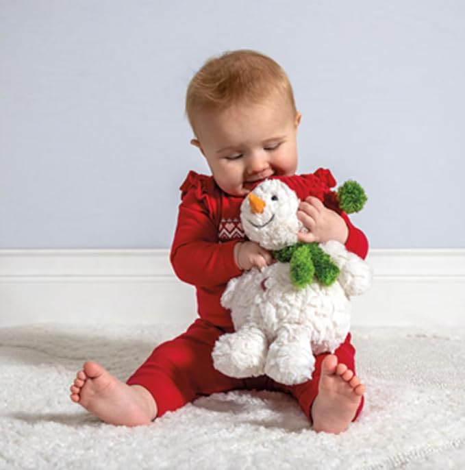 Mary Meyer Stuffed Animal Putty Collection Soft Toy, 12-Inches, Let it Snow Snowman