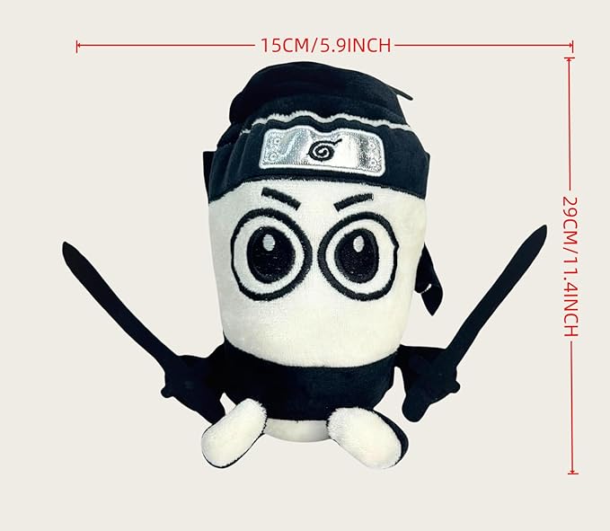 Italian Brainrot Inspired Plush Toy 11.4Inches Cappuccino Assassino Plush Soft Stuffed Meme Dolls for Collectors, Unique Gift for Kids & Adults