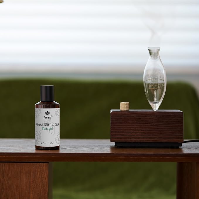 Hotel Scent Diffuser Oil - Paris Girl - Aroma Essential Oil Blends for Aromatherapy Diffuser Machine, Cedarwood, Elevate Large Room with Air Fresheners - 5.3fl oz
