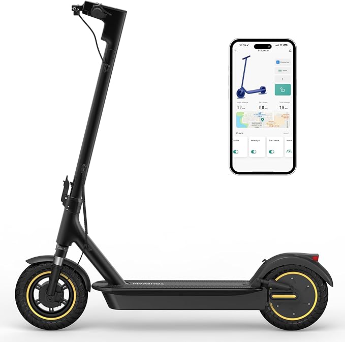 MAXSHOT Electric Scooter for Adults, 8.5/10/14" Tires, 19/22Mph, 350W/500W Motor, 21-28 Miles Range, Folding E-Scooter with Dual Suspension,APP(V1/SPRO/MAX/PRO/X1/X1PRO/PR)