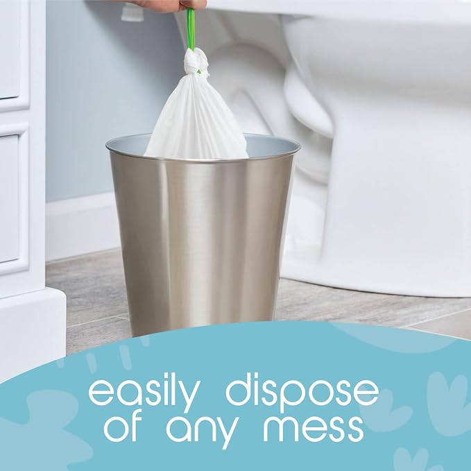 TidyTots Disposable Liners and Pads Compatible with OXO 2-in-1 Go Potty Chair for Potty Training Toddlers | Combo Travel Pack of 32 Potty Liners and 32 Absorbent Pads | Keeps Potty Seat Clean