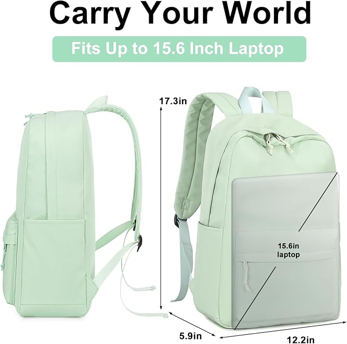 LOIDOU Backpack for Girls School Backpacks Bookbags for Elementary Middle School Women Laptop Backpacks