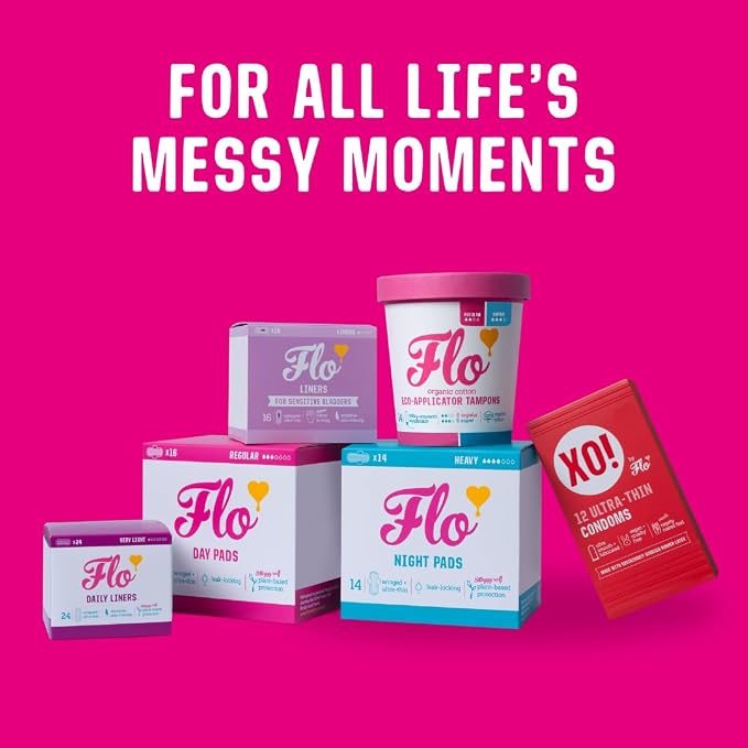 Flo - Get Fresh Wipes (20 Count, Pack of 12) pH Balanced Feminine Wipes - Super Soft, Soothing Aloe Vera, Coconut, Shea Butter - Sensitive Skin Friendly - Made with Plant Cellulose - Vegan Friendly