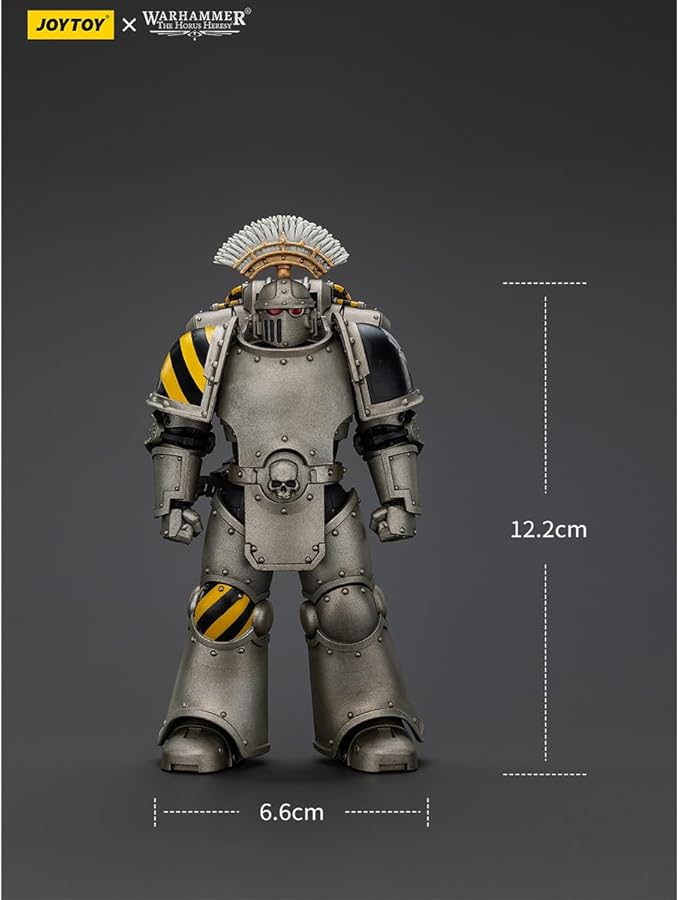 JOYTOY Warhammer The Horus Heresy lron Warriors MKlll Tactical Sergeant 1:18 Scale Action Figure Mecha Joy Toy Collection Model 4.8 inch