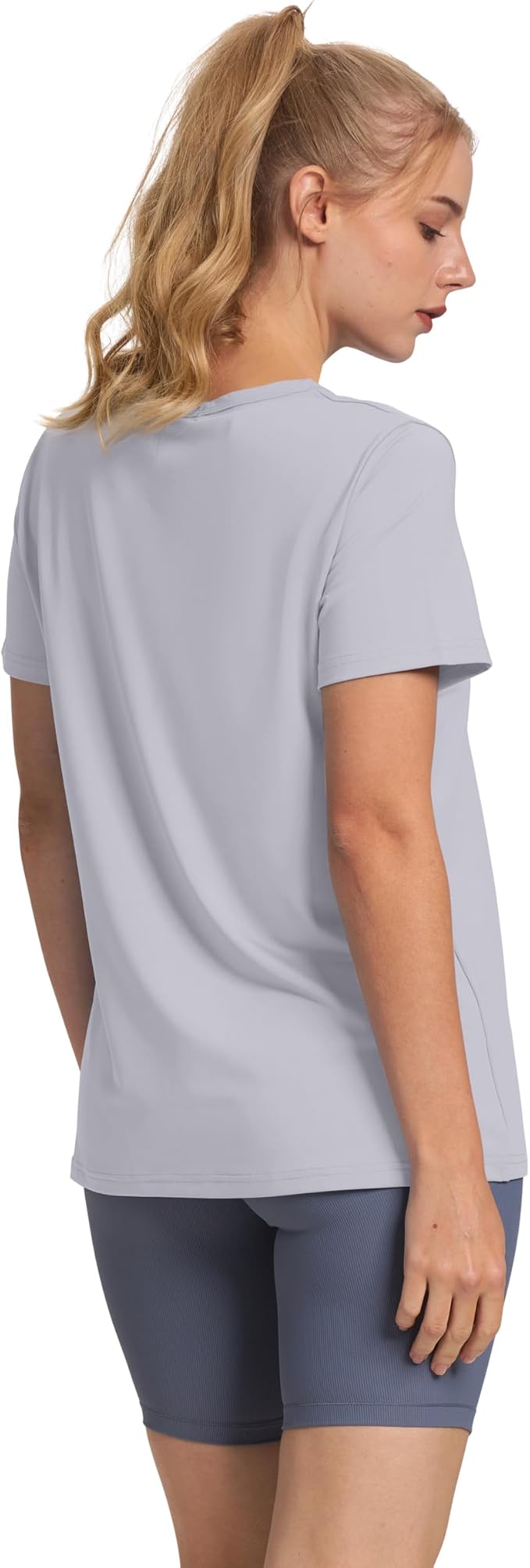 OFEEFAN Workout Tops for Women UPF 50+ Breathable Quick Dry Loose Fit T Shirt Outdoor Yoga Running Hiking Gym Tee Top