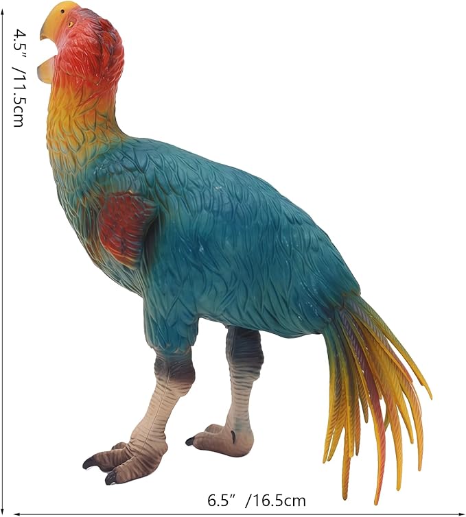 Gemini&Genius Brontornis Figurine Animal Toy, Prehistoric Bird Action Figure, Terror Bird, Collectible Brontornis Figurine Toy for Boys and Girls Gift (North American Thunderbird)