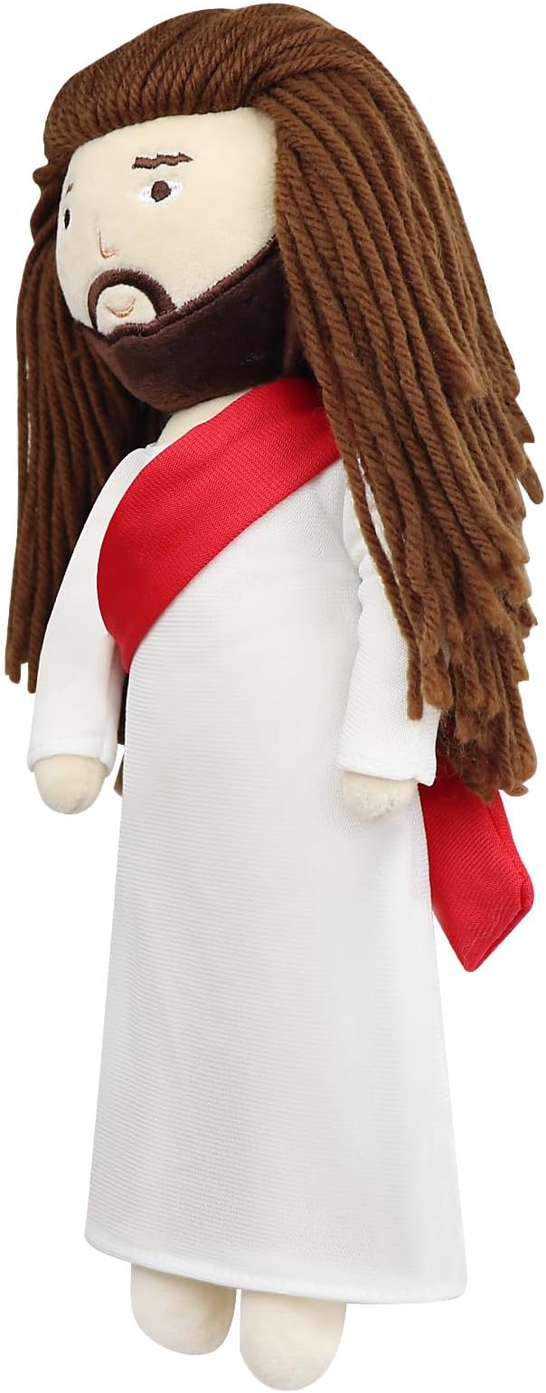 free-space Jesus Plush Doll Christ Religious Figure Toys for Boy Girl Christening Gift (Jesus)