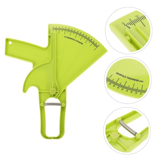 Accurate Skinfold Measurement Tool for Body Composition 1 Piece Portable Calipers for Men and Women Fitness Assessment Easy to Use for Personal Trainers