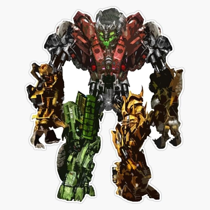 Magnet Devastator Design Art Magnetic Vinyl Sticker 5"