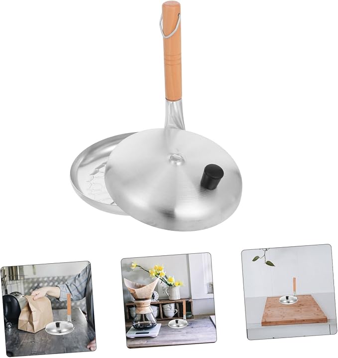 1 Set Pan For Katsudon Oyakodon: Parent Child Pot For Induction Stove - Vertical Handle Japanese Tamagoyaki Omelette Egg Cuisine Skillet Lid Traditional For Gas