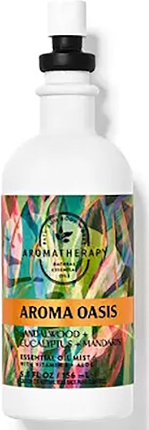 Bath and Body Works Aromatherapy Sandalwood Eucalyptus Mandarin Pillow Mist 5.3 Fl Oz (Sandalwood Eucalyptus Mandarin)