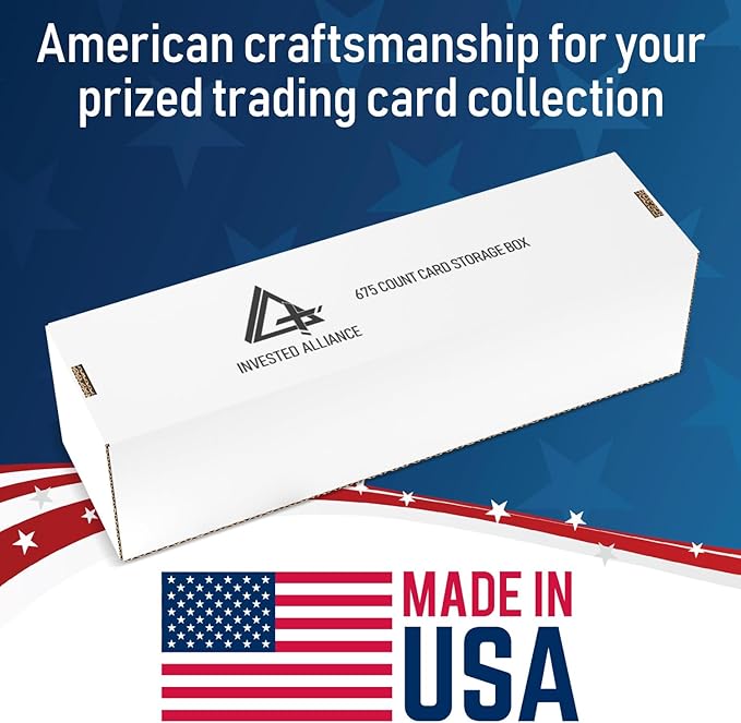 Premium Trading Card Box Storage For Sports, Baseball, Football, Basketball, MTG & TCG Collector | Baseball Card Storage Boxes & Organizer For Magic Sorter Bulk. Sports Holder For Collection.