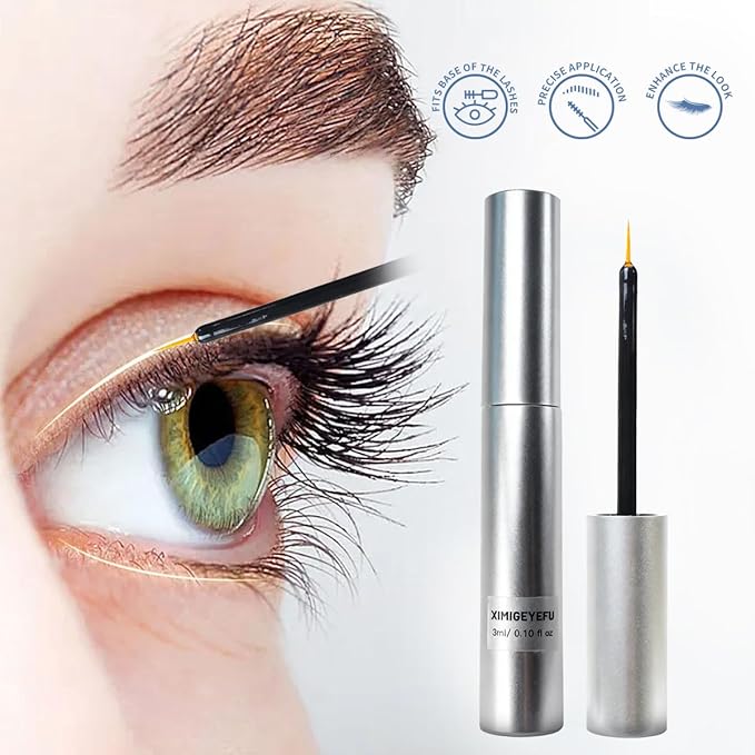 Eyelash Growth Serum for Thicker & Longer Lashes | Prostaglandin-Free, Vegan Formula | Visible Results in 4-6 Weeks | Gentle, Non-Irritating | 5ml Supply