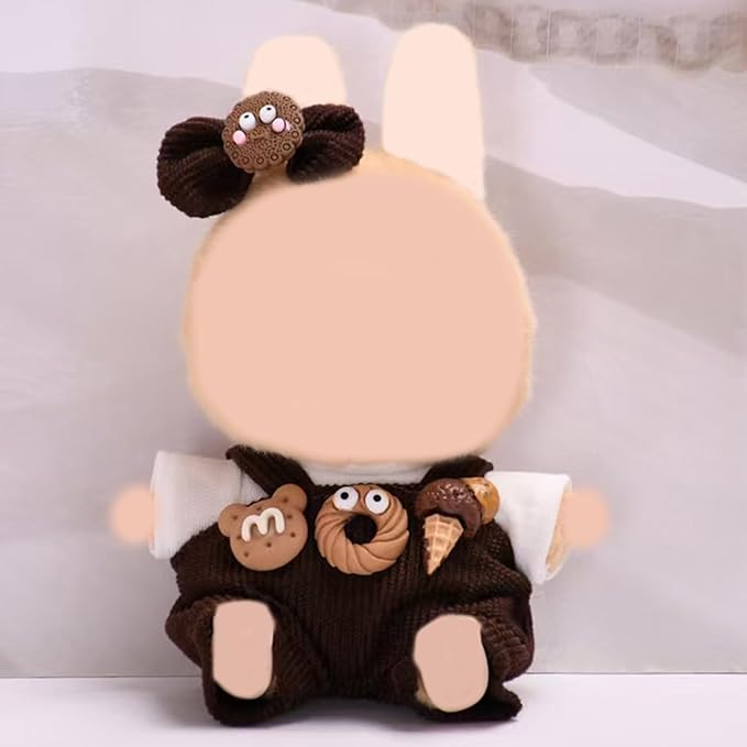 Clothes for 17cm Dolls Cute Animal Clothes Accessories, FashionOutfit Suitable for 6.69inch (17cm) Doll Soft Cotton Clothing Replacement(No Doll)