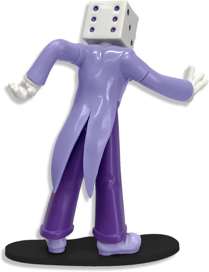 Toynk Cuphead King Dice Create-A-Figure 4-Inch Mini Adult Figure | Interchangeable Parts for Posing, Customization