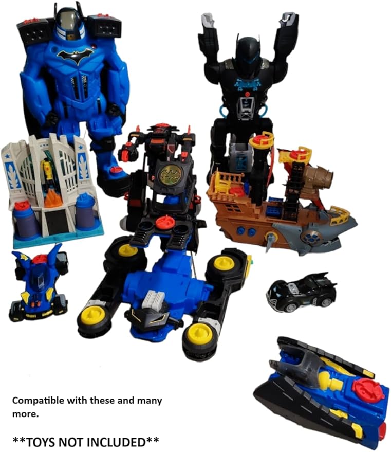 Replacement Discs Projectiles Missiles Bullets for Fisher Price Imaginext DC Super Friends (Yellow 5 Discs 5 Projectiles)