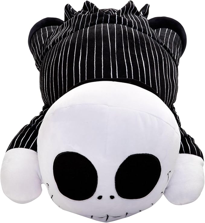 DISNEY STORE Official Cuddleez Plush – Jack Skellington - Big Plush - Super Soft & Huggable Toy for Fans & Kids of All Ages - Perfect Collectible Gift, Plushy