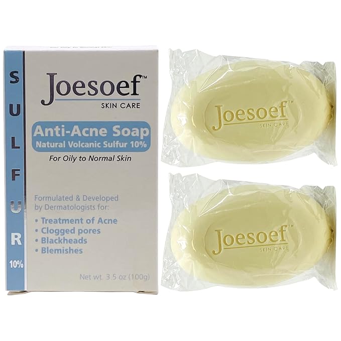 JOESOEF SKIN CARE Sulfur Soap with Salicylic Acid for Acne