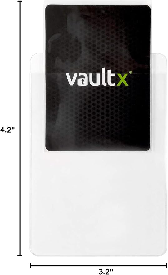Vault X Semi-Rigid Trading Card Holders (200 Pack), Hard Sleeves for Trading Card Grading Submissions, Card Protectors