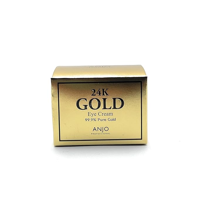 Anjo 24K Gold Eye Cream Anti-Puffiness, Anti-wrinkle, Dark Circles Rich Nutrion to the skin.
