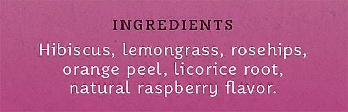 Stash Tea Wild Raspberry Hibiscus Herbal Tea, Box of 100 Tea Bags (Packaging May Vary)