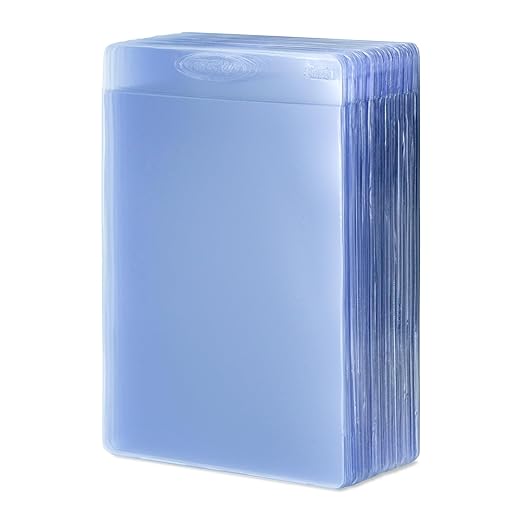 BCW Semi Rigid Card Holder #1 | 50 Pack | Semi Rigid Card Sleeves for Grading | PSA Submission I for Sports, Pokémon, and Memorabilia Cards