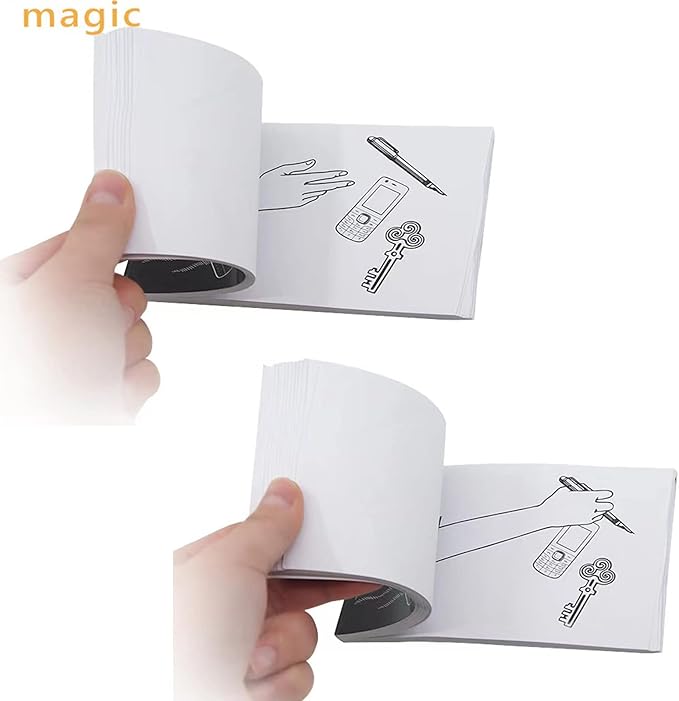 Fun Magic Trick Prediction Book, Predict Your Heart, Magic Flip Book, Paper Toy, Simple Magic Tricks for Youth, Unique Novelty Toys Amusements, Magic Prop Books for Adults