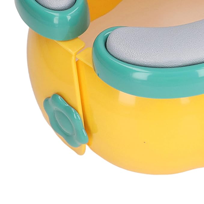 Travel Potty for Toddlers, Easy Clean Portable Foldable Potty Seat for Toddlers, Foldable Emergency Toilet with 20 Bags and Washable PU Pad for Car Camping Outdoor Indoor (Style 1)