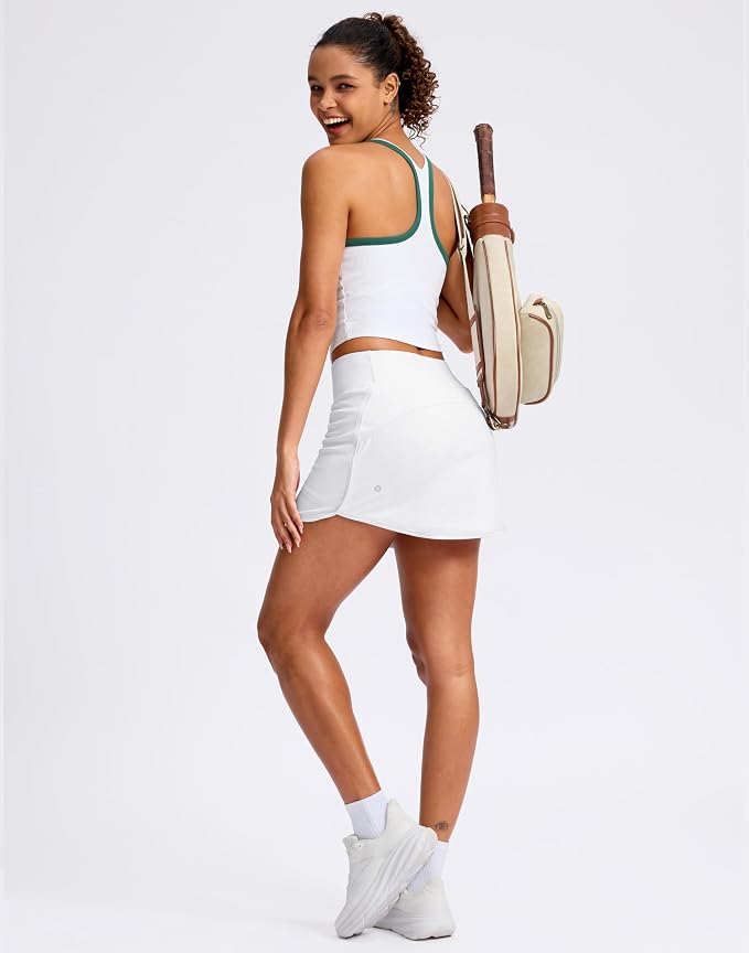 Skorts for Women with Pockets High Waisted Golf Skirts | Built-in Shorts, A Line, Athletic, Casual, Pickleball, Tennis Skirt