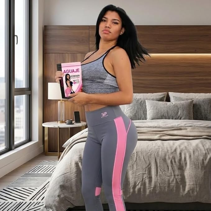 Aguaje CurvyFruit Powder for Women: Natural Curves & Hormonal Balance – – Booty, Hips & Bust Support – 3.5 Oz /1 Month Supply – Menopause Relief – Made in Peru