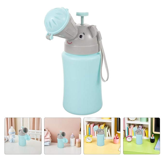 Toyvian 2pcs Portable Travel Urinal for Boys Leakproof Emergency Male Urinals Pocket Toilet for Car Camping Potty Training