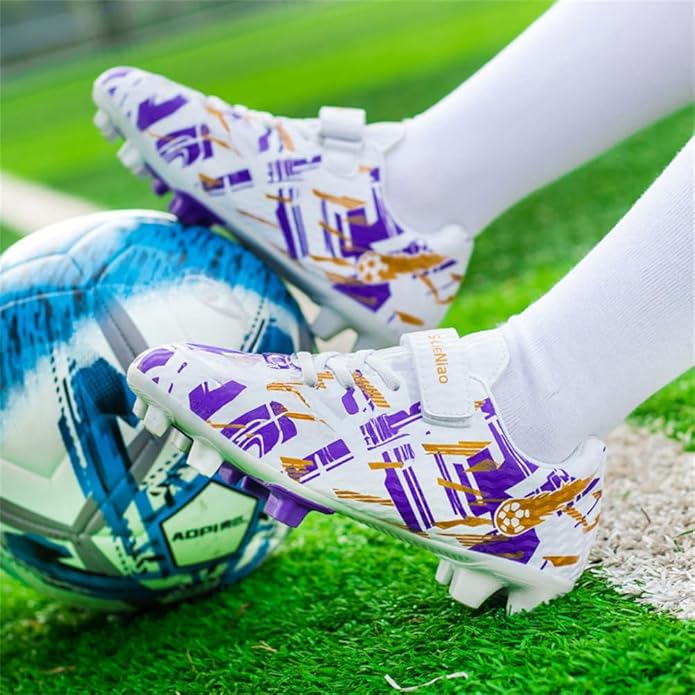 Kids Soccer Shoes Boys Football Cleats Professional Athletic Outdoor Trainning Football Shoes Youth Girl Turf Soccer Cleats