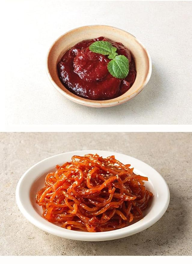 KOREAC_ Spicy Stir-fry Dried Squid 2.11 oz Korean banchan/Side Dish 오징어채볶음 60g
