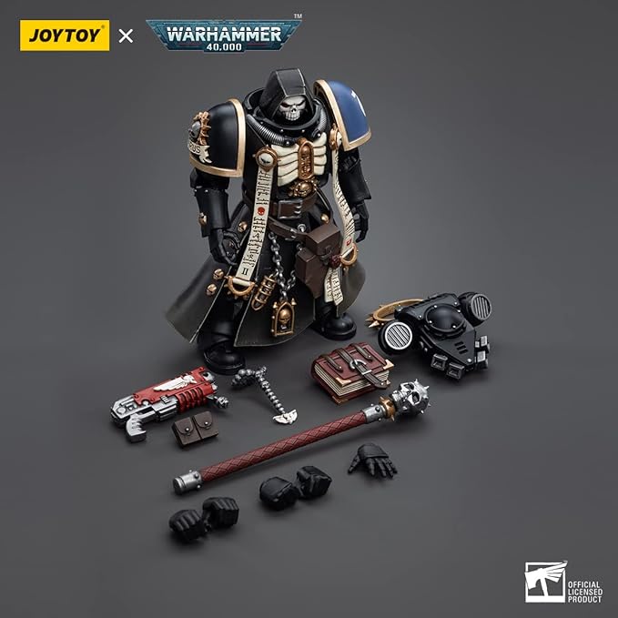 JoyToy Warhammer 40K 1/18 Action Figure Mecha Joy Toy Model Toys Ultramarines Primaris Chaplain Brother Varus