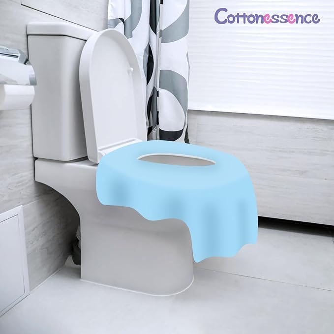 Disposable Toilet Seat Covers (30-Pack) – Waterproof, Individually Wrapped, Portable,Non-Slip Liners for Kids & Adults, Travel & Home Use