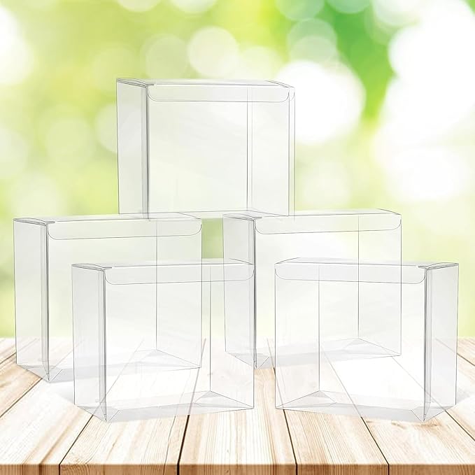 Clear PKMN Booster Box Protector Case, 10 Pack PET Plastic Display Cases for Sealed Booster Boxes – PET Protective Storage for Collectors – 0.5mm Thick (5.47x3.26x4.88 inch)
