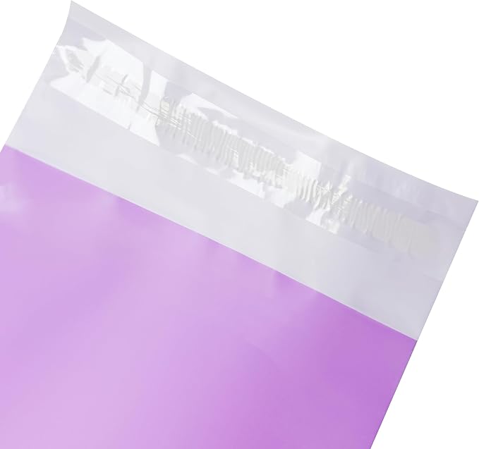 Disposal Sanitary Napkin Bags, 100 Pcs, Purple Disposable Plastic trash bag with Self-sealing for Odor-proof, disposal of Feminine Hygiene or Pet Waste, 10" x 6"