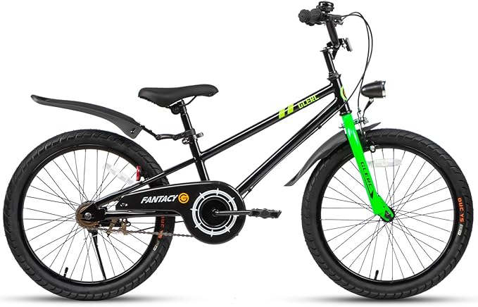 Glerc Fantacy Kids Bike, 12-20 Inch Children Bicycle for 2-13 Years Old Boys Girls, Kids Bicycle with Water Bottle Holder & Headlight & Training Wheels, Multiple Colors