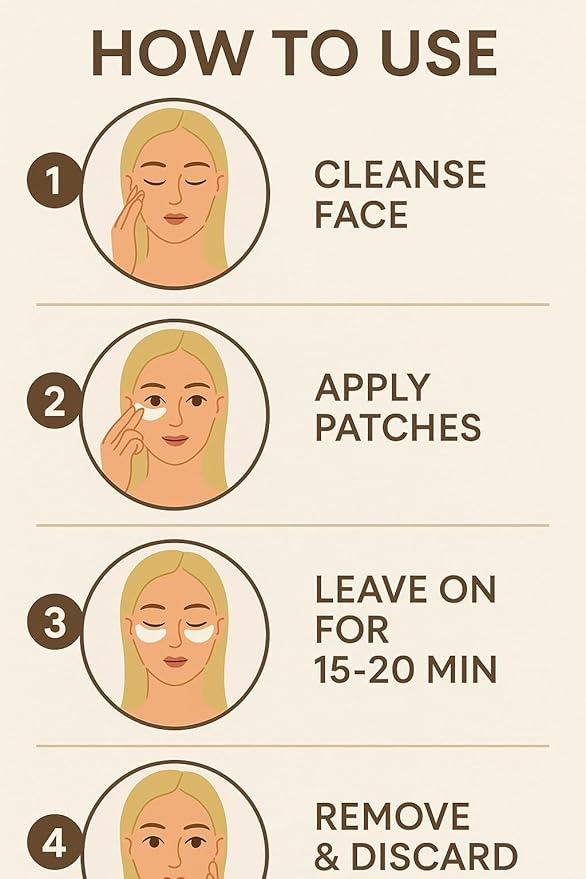 Hydrating Under Eye Patches for Sensitive Skin, Gold Essence