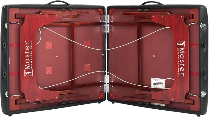 Master Massage 31" Montclair Pro Portable Massage Table Package, Memory Foam Cushioning, Reiki Panels, Shiatsu Cable Release- Tattoo Table, Spa Bed, Facial Bed