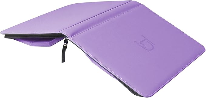 TopDeck 500 Card Binder Pro, Purple, Leather, Nostalgic Elegance