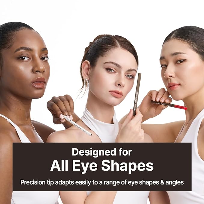 CLIO Superproof Pen Liquid Eyeliner, Ultra Precision Sponge Tip, One Stroke High Pigment Color, Waterproof Smudge Proof Long Wear, Fast Dry Formula, Sharp Wing Tightline Definition (002 Brown)