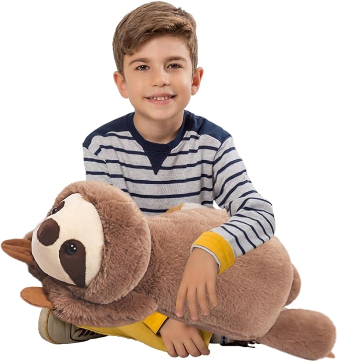 ARELUX Soft 22in Sloth Stuffed Animals: Koala Plush Cute Cuddly Body Pillow Hug Sleeping Fluffy Wild Animal Toys Bed Decor Plushie Doll Friends Family Member