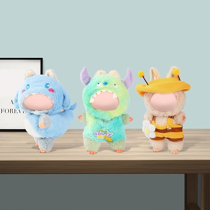 Clothes for 17cm Doll Accessories ,Suit Cute Clothes for Animal Style (Yellow bee)