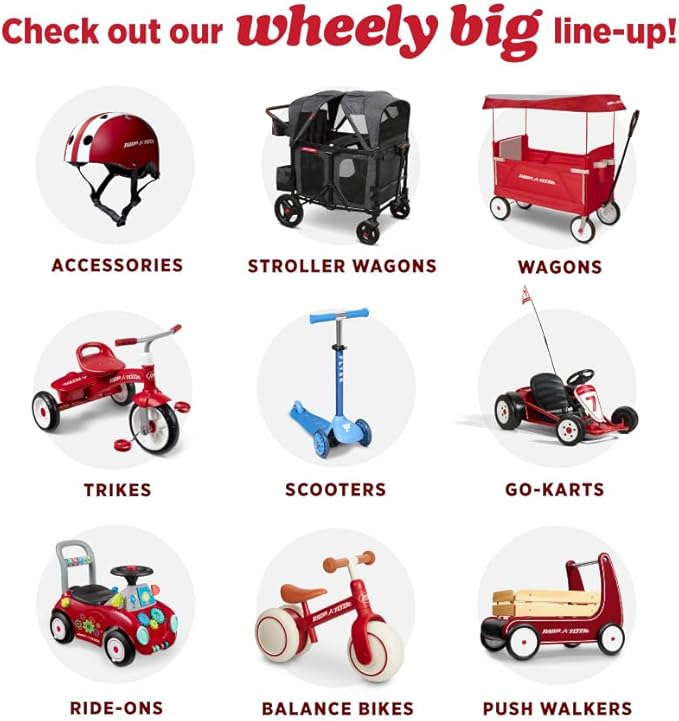 Radio Flyer, My First Scooter for ages 2-5, Toddler Scooters with three wheels and wide deck for stability (Amazon Exclusive)